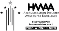 HMAA Accommodation Industry Awards For Excellence - Best Tourist Park Accommodation 2005